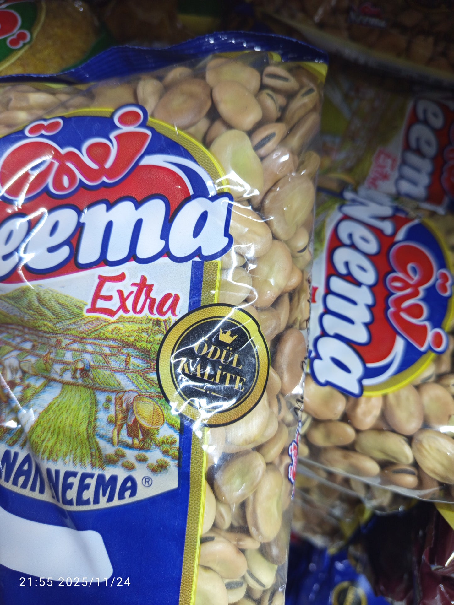 فول ناشف/يابس