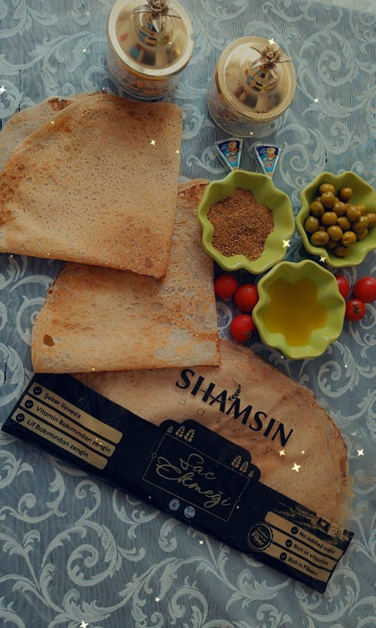 خبز صاج أو خبز شراك عدد 4كبار