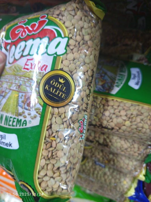 عدس اسود/عدس مجدرة